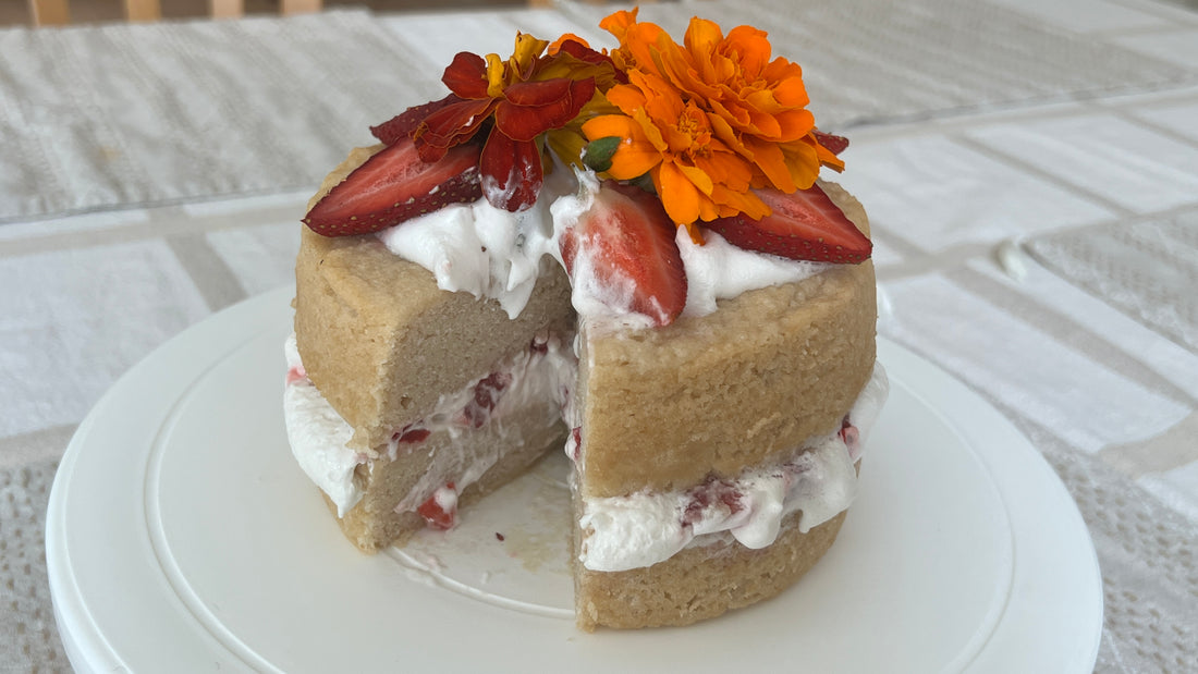 Strawberry Shortcake Cake