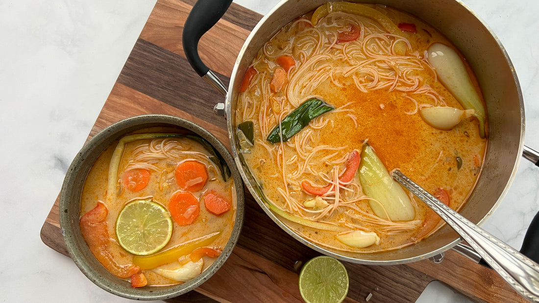 Vegetable Thai Noodle Soup