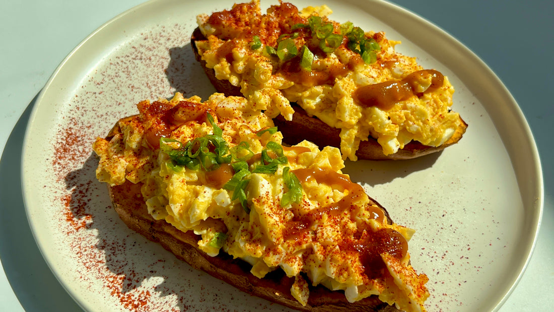 Deviled Egg Toast