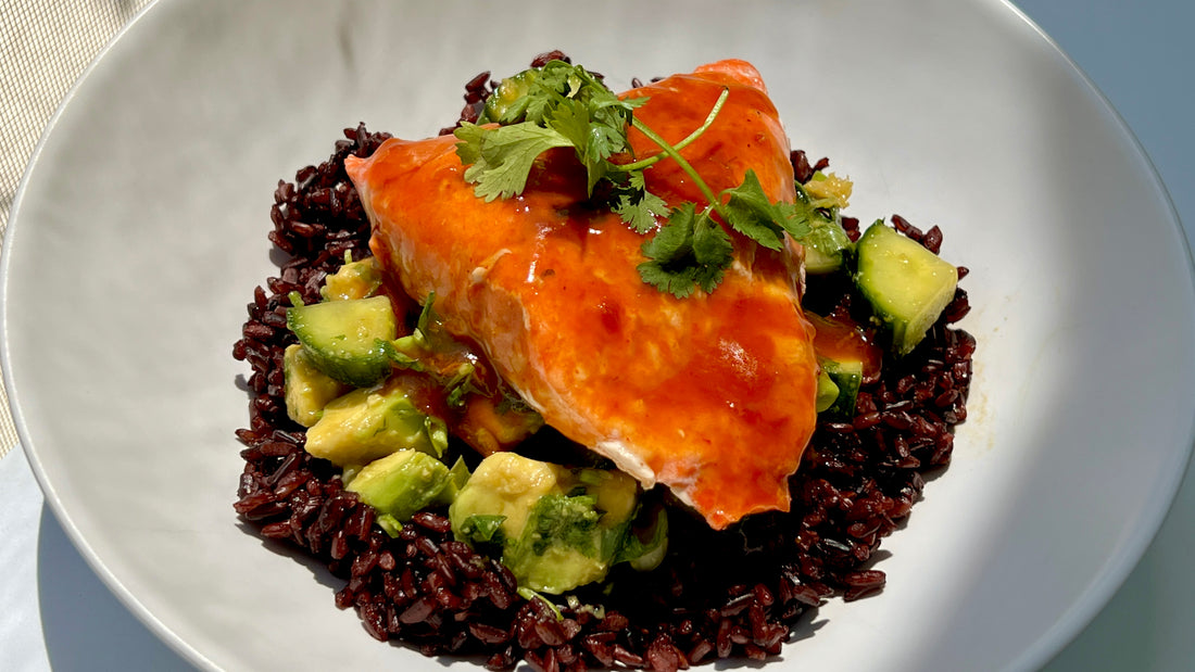 Orange Glazed Salmon Bowl