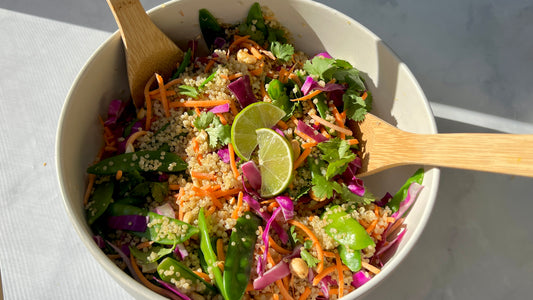 Warm Quinoa Crunch Salad