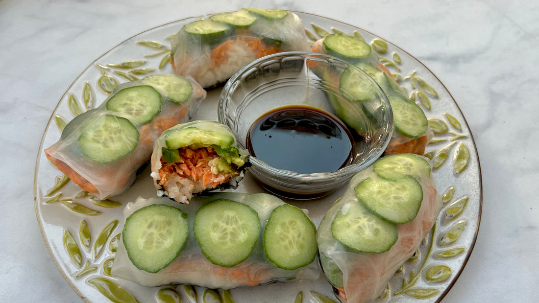 Salmon Summer Rolls