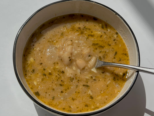 Garlic Herb White Bean Soup