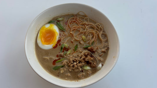 Tahini Miso Noodle Soup