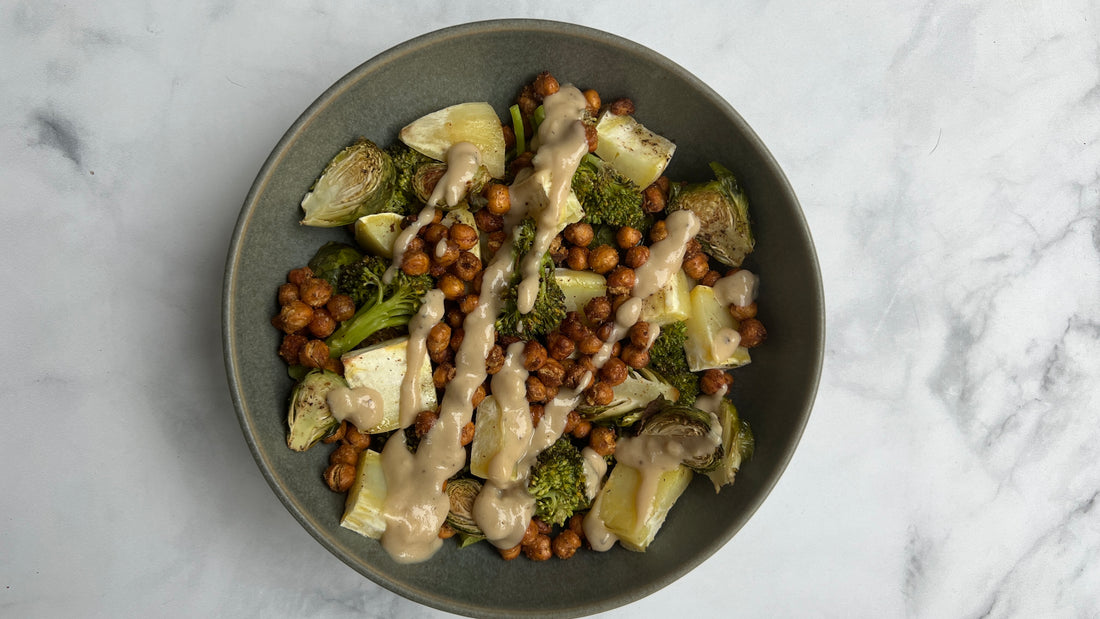 Roasted Chickpea and Veggie Bowl