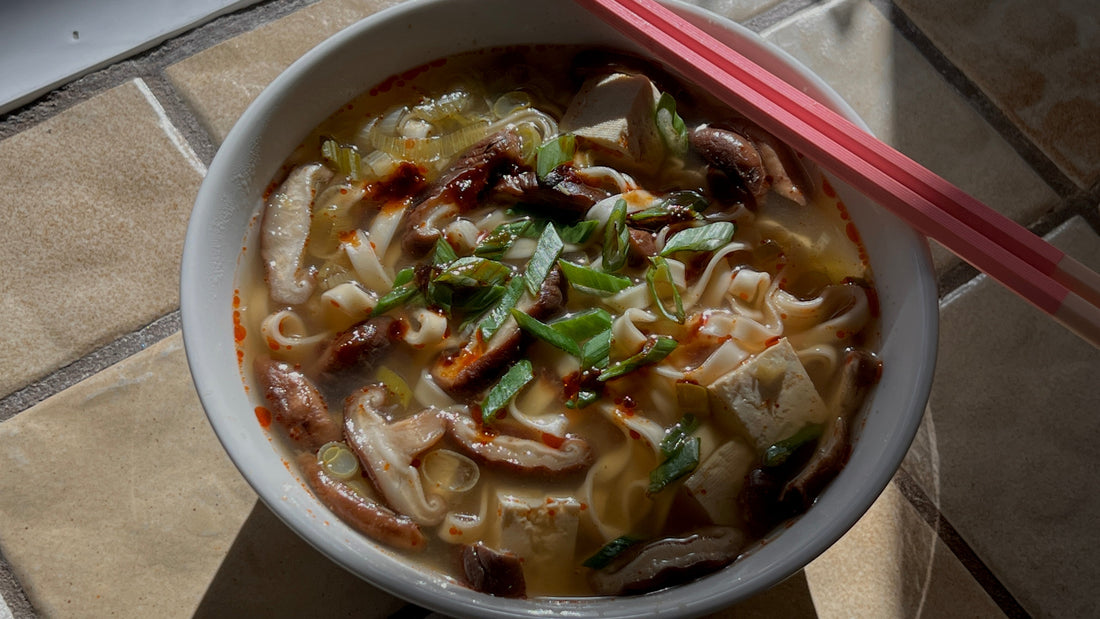 10-minute Ginger Lime Noodle Soup